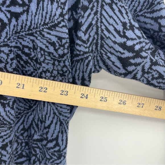 The Metropolitan Museum of Art Cotton Blue Red Floral Cardigan Sz XL - Picture 6 of 7